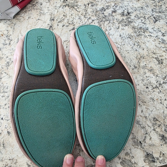 Tieks Women's Pink Ballet Flats - Picture 3 of 5